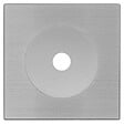 FONTINI - FONTINI Sortie câble ALU DOM avec plaque simple métallisée gris - vignette
