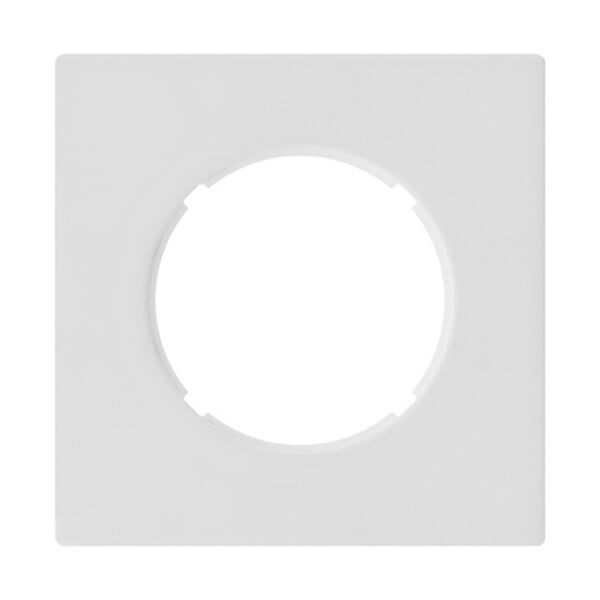 FONTINI - FONTINI Va et vient ALU - manette chrome DOM + plaque simple blanc - large