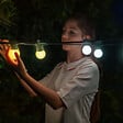 TWINKLY - TWINKLY Guirlande guinguette connectée IP44 20m 40 LEDS blanc FESTOON Twinkly - vignette