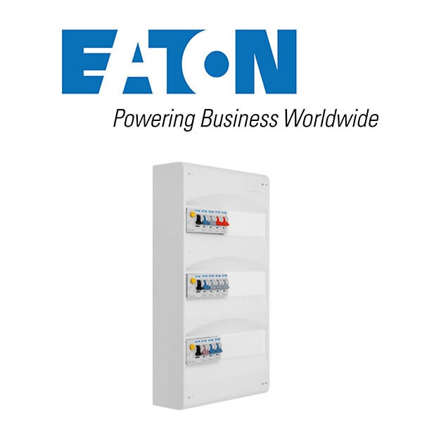 EATON CAPRI - Tableau 3 rangées pré-équipé 3 inter. diff. 40A + 11 disjoncteurs - large