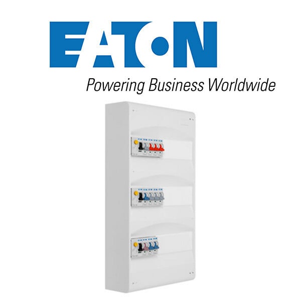 EATON CAPRI - EATON Tableau 3 rangées pré-équipé 2 interdiff 40A + 1 interdiff 63A + 11 disjoncteurs - large