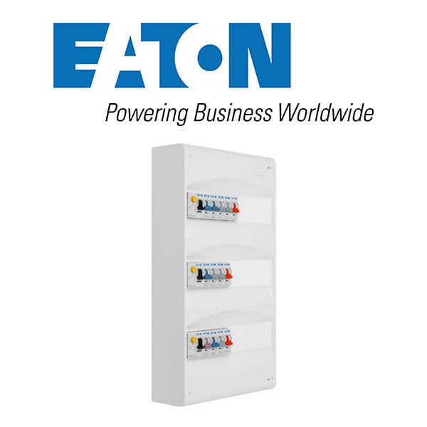 EATON CAPRI - Tableau 3 rangées pré-équipé 2 inter. diff. 63A + 1 inter. diff. 40A + 13 disjoncteurs-EATON - large