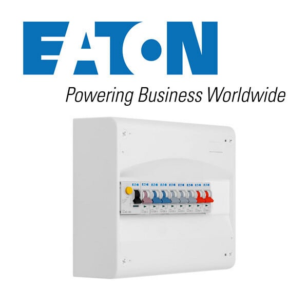 EATON CAPRI - EATON Tableau 1 rangée pré-équipé 1 inter. diff. 40A type AC + 8 disjoncteurs - large