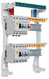 EATON CAPRI - Tableau 2 rangées pré-équipé 2 inter. diff. 40A + 6 disjoncteurs - vignette