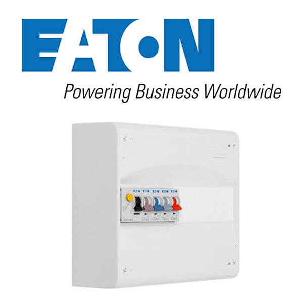 EATON CAPRI - Tableau 1 rangée pré-équipé 1 inter. diff. 63A type A + 4 disjoncteurs - large