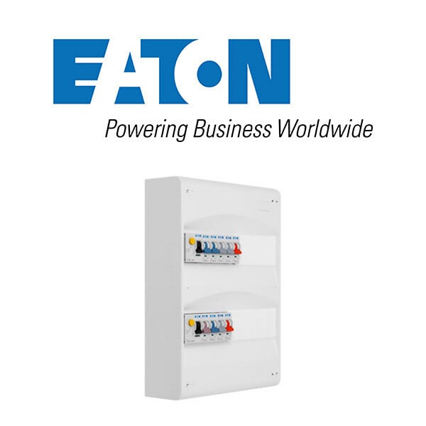 EATON CAPRI - EATON Tableau 2 rangées pré-équipé 1 interdiff 63A + 1 interdiff 40A + 9 disjoncteurs - large