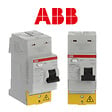 ABB - Lot de 2 Interrupteurs différentiels automatiques raccordement Rapide 40A 30mA Type A-ABB - vignette
