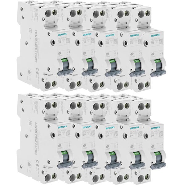 SIEMENS - SIEMENS Lot de 10 Disjoncteurs PH 16A SIEMENS NEW (976) - large
