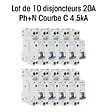 SIEMENS - SIEMENS Lot de 10 Disjoncteurs PH 20A SIEMENS NEW (983) - vignette
