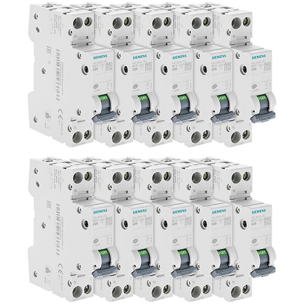 SIEMENS - SIEMENS Lot de 10 Disjoncteurs PH 20A SIEMENS NEW (983) - large