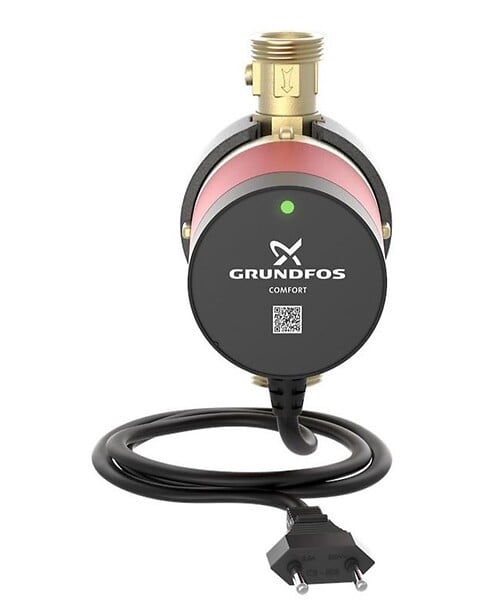 GRUNDFOS - Circulateur eau chaude sanitaire COMFORT BASIC - Modèle: 15-14 BX (avec vanne d'isolement et clapet anti retour) - large