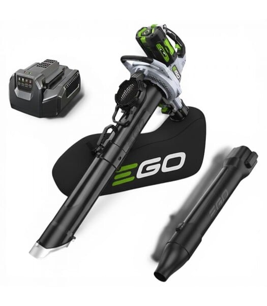 EGO POWER+ - Souffleur aspirateur broyeur 3 en 1 56V sans fil, avec batterie 5Ah et chargeur - EGO LV5004E - large