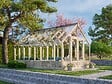 PALMAKO - Serre de jardin Emilia en bois - Gris - 13,8m² - vignette