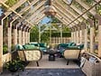 PALMAKO - Serre de jardin Emilia en bois - Gris - 13,8m² - vignette