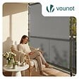 VOUNOT - Store vertical sans percage extensible exterieur 150x310cm polyester gris - vignette