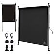 VOUNOT - Store vertical sans percage extensible exterieur 200x310cm polyester anthracite - vignette