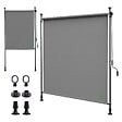 VOUNOT - Store vertical sans percage extensible exterieur 120x310cm polyester gris - vignette