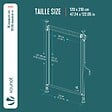VOUNOT - Store vertical sans percage extensible exterieur 120x310cm polyester gris - vignette