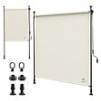 VOUNOT - Store vertical sans percage extensible exterieur 150x310cm polyester beige - vignette