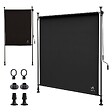 VOUNOT - Store vertical sans percage extensible exterieur 150x310cm polyester anthracite - vignette