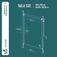 VOUNOT - Store vertical sans percage extensible exterieur 150x310cm polyester anthracite - vignette