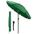 VOUNOT - Parasol de jardin 2m avec ancrage sol et sac de transport Vert - vignette