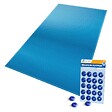 VOUNOT - Bache piscine rectangulaire en Polyethylene 160 gr/m2 8x14m Bleue foncé - vignette