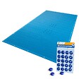 VOUNOT - Bache piscine rectangulaire en Polyethylene 160 gr/m2 4x7m Bleue foncé - vignette