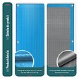 VOUNOT - Bache piscine rectangulaire en Polyethylene 160 gr/m2 4x7m Bleue foncé - vignette