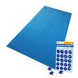 VOUNOT - Bache piscine rectangulaire en Polyethylene 160 gr/m2 5x10m Bleue foncé - vignette
