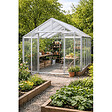 MCCOVER - Plaque polycarbonate alvéolaire transparent 4mm - l.105 cm, L.200 cm - vignette