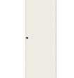 GD MENUISERIES - Porte Coulissante Blanc Pur Lacdor  H204 x L73 cm, coquilles - vignette