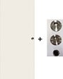 GD MENUISERIES - Porte Coulissante Blanc Pur Lacdor  H204 x L73 cm, coquilles, tire doigt - vignette