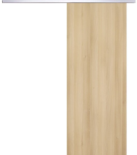 GD MENUISERIES - Porte Coulissante Décor Chêne Naturel Honey Oak  H204 x L93 cm, Rail Alu - large