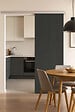 GD MENUISERIES - Porte Coulissante Effet Chêne Anthracite Grey Oak H204 x L93 cm, Rail Alu - vignette