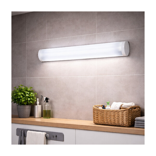 ASLO - Réglette LED 65cm 18W 6500K Diffuseur Opalin - Luminaire plafond LED Garage, Atelier, Éclairage intérieur Blanc froid G13 ASLO - large