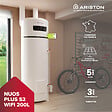 ARISTON - Ariston NUOS S2 PLUS WIFI 200L – Chauffe-eau Thermodynamique Gainable A+, R290, Cuve Titane, Made in France - vignette