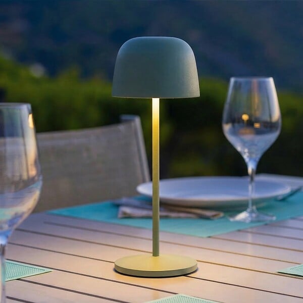 LUMISKY - Lampe de table sans fil SOPHIA Vert H28cm - large