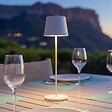 LUMISKY - Lampe de table sans fil KELLY Blanc H38cm - vignette