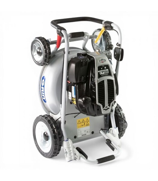 GRIN - Tondeuse à gazon professionnelle tractée moteur Briggs Stratton 190 cm³, mulching 46 cm - GRIN PM46A - large