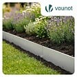 VOUNOT - Lot de 5 Bordure de jardin en métal galvanisé flexible 100x18cm - vignette
