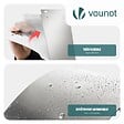 VOUNOT - Lot de 5 Bordure de jardin en métal galvanisé flexible 100x18cm - vignette