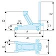 STANLEY - Cric rouleur FACOM DL.3CLP - compact - extra-plat - 2 tonnes - vignette