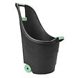 KZ GARDEN - Chariot de jardin 62L 2 roues - Transport Bois, Terreau, Plantes Trolley Plastique robuste recyclé Noir KZ GARDEN - vignette