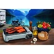 KEMPER - Barbecue gaz portable 1900W, Plancha gaz anti‑adhésive, Idéal camping, terrasse, balcon KEMPER - vignette
