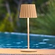 LUMISKY - Lampe de table sans fil ABBY Sable H30cm - vignette