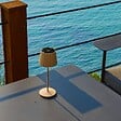 LUMISKY - Lampe de table sans fil ABBY Sable H30cm - vignette