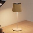 LUMISKY - Lampe de table sans fil ABBY Sable H30cm - vignette