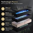CIARRA - Plaque Induction 59cm avec Hotte Intégrée Table induction aspirante 7000W 4 Foyers Booster Recyclage Evacuation - vignette