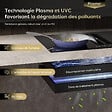 CIARRA - Plaque Induction avec Hotte Intégrée 83cm 500m3/h 7000W 4 Foyers Booster Recyclage Evacuation - vignette